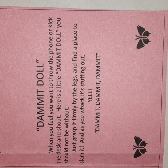 "DAMMIT DOLL" Stress reliever. - Picture 2 of 2